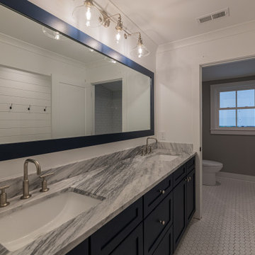 Photo shoot of a beautifully renovated historic, 3 level home in NC.