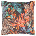 Bareens Designer Rugs - Bohemian Carruthe Printed Italian Velvet Handmade Pillow - Embellish your home with this timeless casual chic handmade pillow made with gorgeous soft luscious Printed Italian Velvet. A mesmerizing addition to any decor, this beautiful, elegant pillow features beautiful colors with unique design made by skilled artisans. An intricate design and exquisite coloration make this handmade pillow a standout piece in any decor.