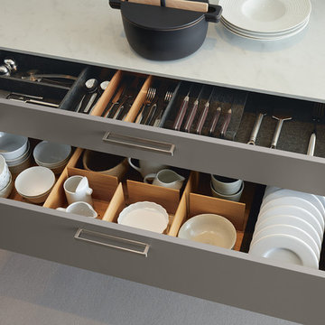 nx510 / nx960 Achatgrau samtmatt / Ceramic Marmor bianco Nachbildung
