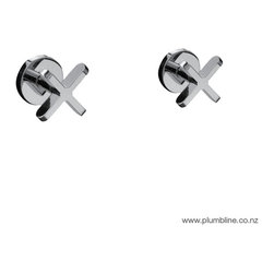 Riviera Concealed Tap - Pair - Bathroom Sink Taps