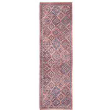 Nicole Curtis Vintage 2'2" x 10' Runner Rugs In Multicolor Finish 099446128126