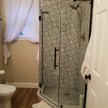 After - main floor shower