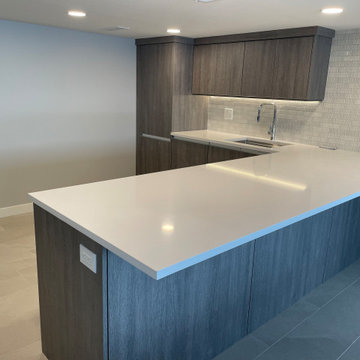 Textured Melamine Kitchen