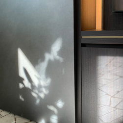 Bespoke bookshelves and TV wall - Bookcases