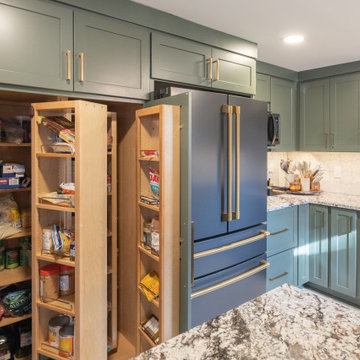 Storage-Focused Kitchen Remodel with Custom Pantry + Layout Reconfiguration