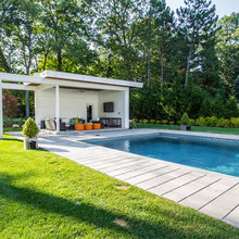 Farm pool house