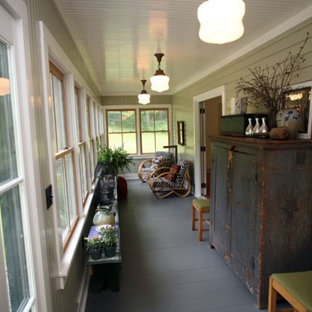 75 Beautiful Painted Wood Floor Sunroom Pictures & Ideas | Houzz