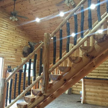 Log Railing