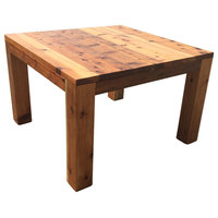 Rustic Square Cedar Farm Table