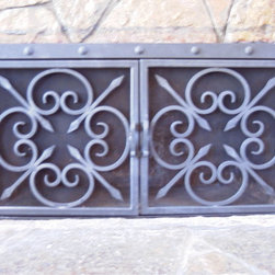 Wrought Iron Fireplace Screens - Products