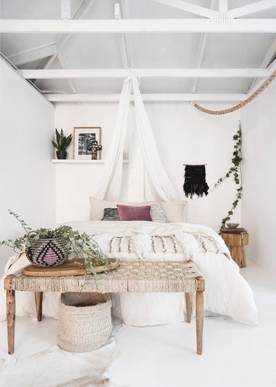 Hippie-Style im Schlafzimmer – mit einem Makramee-Wandbehang