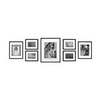 Gallery Perfect 7-Piece Wide Frame Set, Black