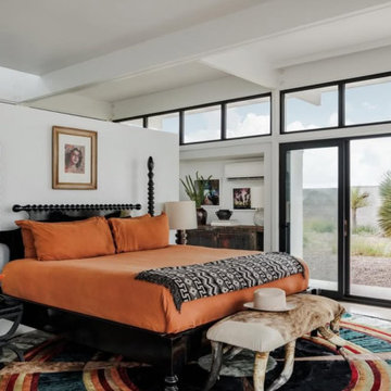 Warm Modern Desert Bedroom