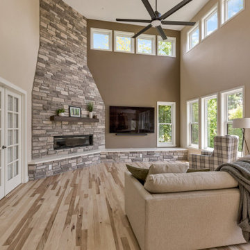 Muirfield Circle - Mudroom and 2-Story Family Room with Fireplace Remodel