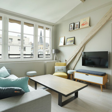 Salon sous les toits