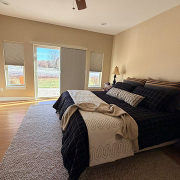 Lake Geneva- Banded Shades, faux wood and duette shades