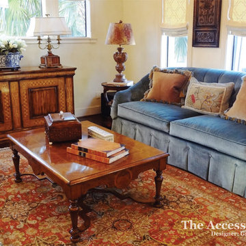Houston Traditional Living Room: Greta Hall - Designer
