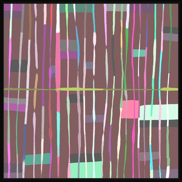 "Colorful Lines" Decorative Wall Art, 41.75"x41.75"