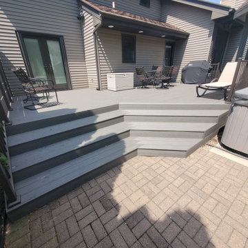 Custom Privacy Wall Deck with Gazabo