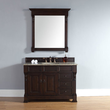48 Inch Brookfield Burnished Mahogany Vanity with Drawers