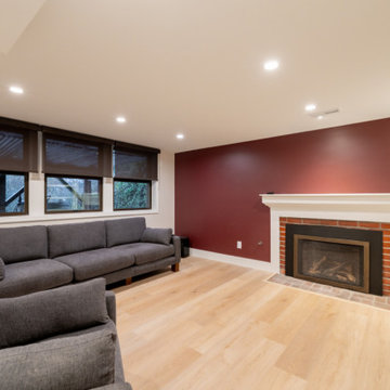West Seattle Basement Remodel Built for Everyday Living and Entertaining