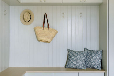 Example of a trendy entryway design in Other