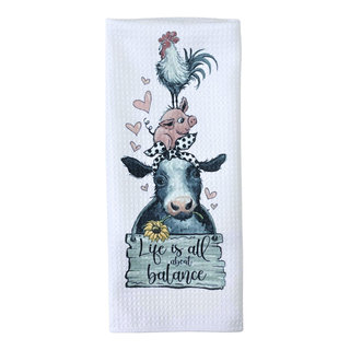 Flour Sack Towel, Hand Printed, Red Cows, Kitchen Towels, Farmhouse  Kitchen, Farmhouse Decor, Cow Towel, Farmhouse Dish Towels 