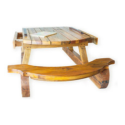 A&E "HILLTOP" Series - Reclaimed Sled Table - Side Tables And End Tables