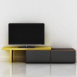 Modern Wall Unit Lyrics 01 by Huppe - $2,437.00 - Entertainment Centers And Tv Stands