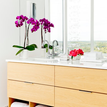 White Plains Penthouse Master Bathroom