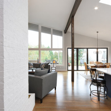 (Remodel - Custom) NanaWall Opens New Kitchen to Puget Sound