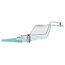 Fab Glass And Mirror Stylish Clear Glass Shelf With Chrome Towel Bar