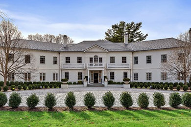 Traditional exterior home idea in New York