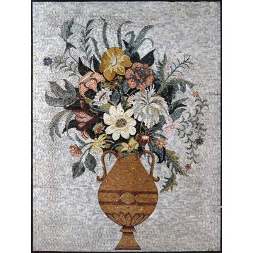 Mosaic Artwork, Bouquet of Beauty, 35"x47"