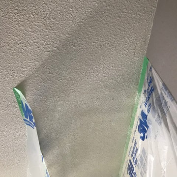 Textured Ceiling water damage repair finished