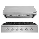 NXR - NXR 36" Natural Gas Cooktop and Under Cabinet Hood Bundle SCT3611 - Experience the NXR professional stainless steel gas cooktop in your home. The heart and soul of the cooktop are the world-class single-stack burners. The cooktop offers the ultimate in versatility and each burner has a purpose. Boil liquids or sear quickly with the high power 18,000 BTU burner. Simmer delicate sauces or braise with the low power 6,000 BTU burner. Sauté, fry, steam, blanch, and poach by adjusting the strength. Six heavy duty, cast iron, continuous grates maximize your cooking surface. The cooktop drip pan is made with black porcelain so spills can easily be cleaned. Underneath it all, the cooktop is made of globally sourced parts selected specifically to perform for you. Whether you cook all the time or only on special occasions, fall in love with the cooking experience with the NXR cooktop.