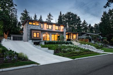 This is an example of a country garden in Vancouver.