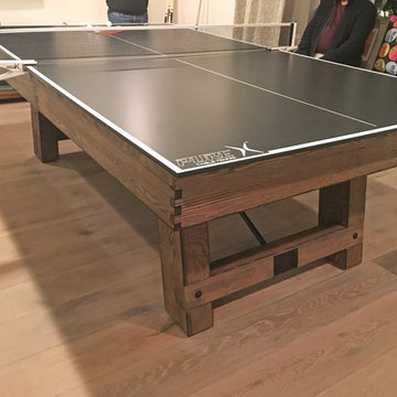 Rustic Pool Table and Shuffleboard Los Angeles