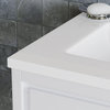 The Esconde Bathroom Vanity, Single Sink, 24", High Gloss White, Freestanding