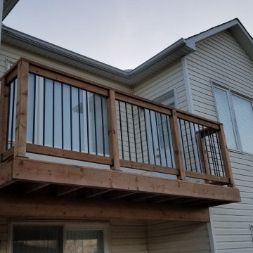 Backyard Improvement - Deck, Garden Beds, Stairs, Railing