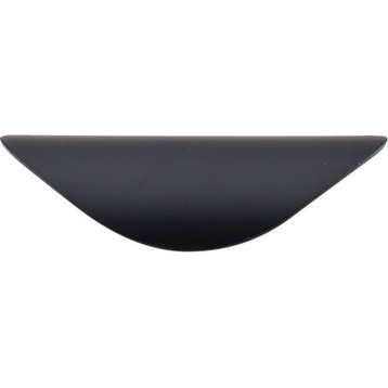 Top Knobs  -  Nouveau Cup Pull 1 1/4" (c-c) - Flat Black