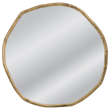 grant Wall Mirror - Brass