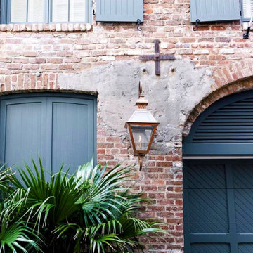 Garage Lighting, Lantern & Scroll