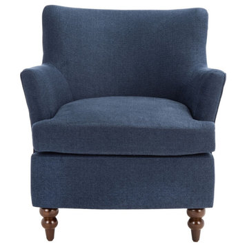 Safavieh Levin Accent Chair, Navy