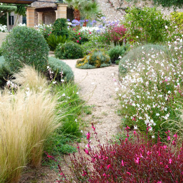 Stunning garden design in a converted monastery