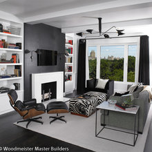 construction. fireplace