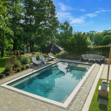 Geometric Pool in South Windsor, CT
