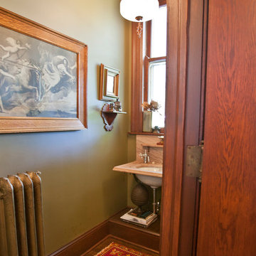 Greek Revival- guest bath