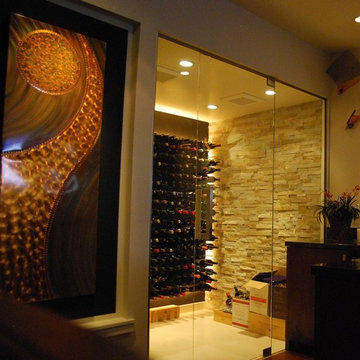 Glass Wine Cellar - Laguna Niguel, California