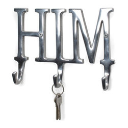 "His" Aluminum Wall Hook - Bathroom Accessories